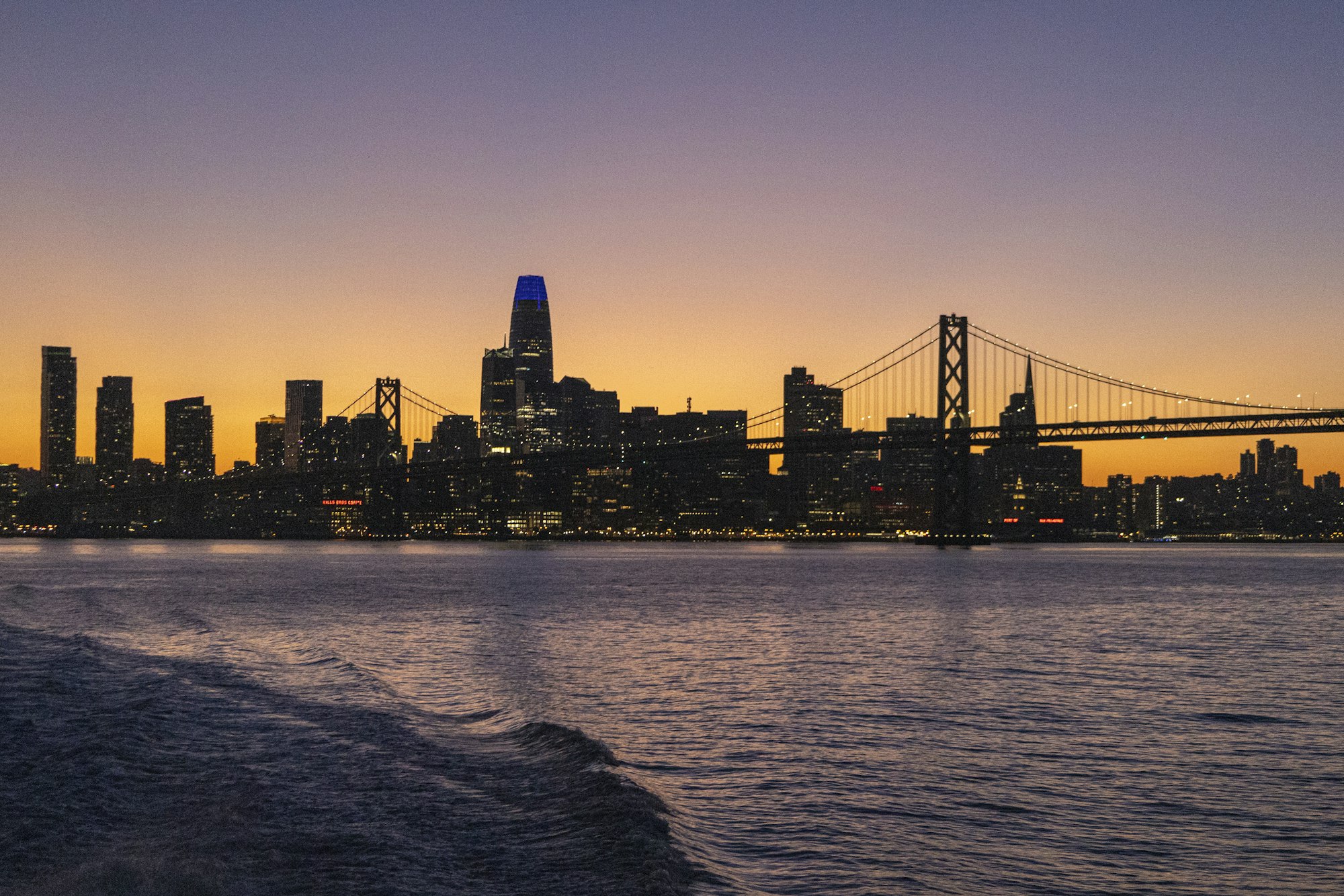 San Francisco skyline at sunset representing our Bay Area agency