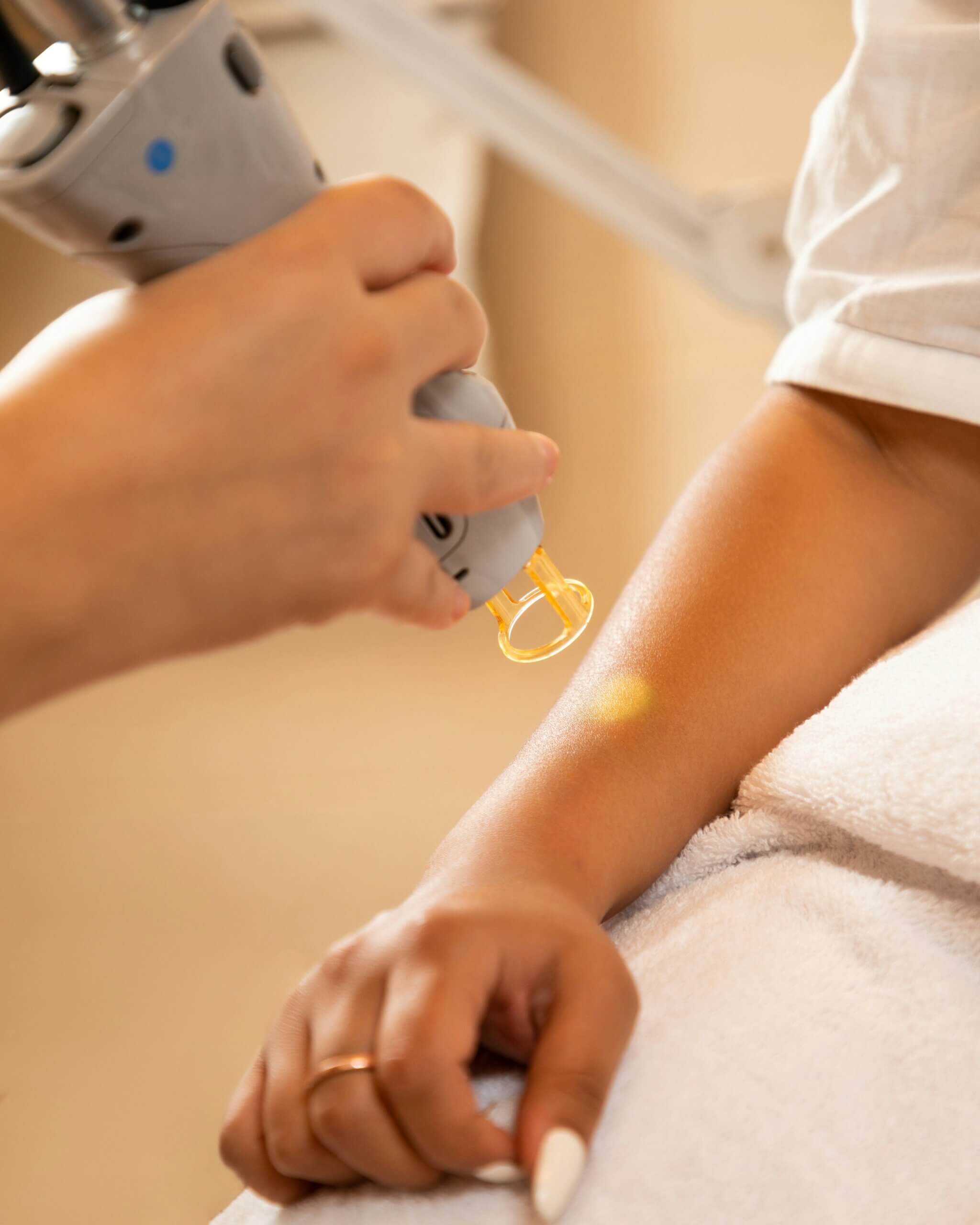 Hair Laser Removal Clinic Marketing treatment at a modern clinic